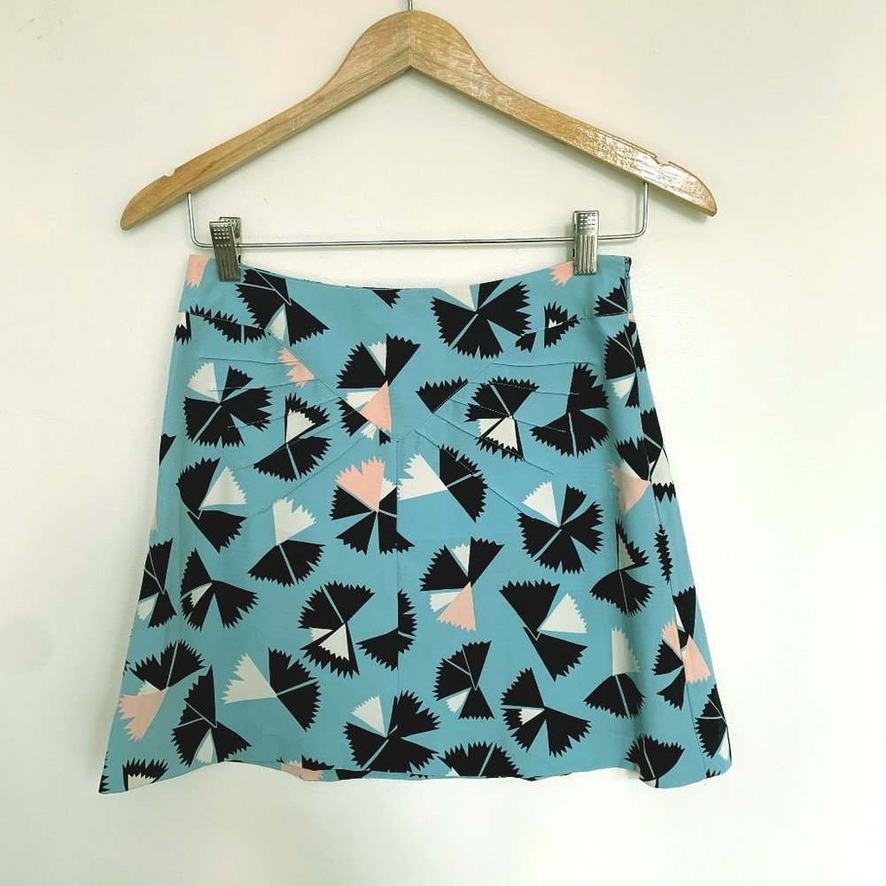 Marc Jacobs Silk Patterned Skirt